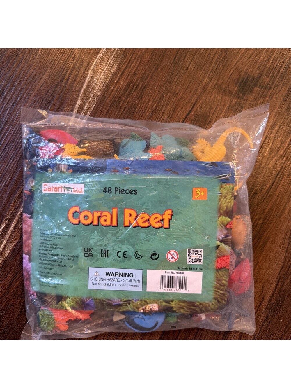 🪸 Safari Ltd Coral Reef Bulk Bag #765104 48 Piece Sea Life Figure Set